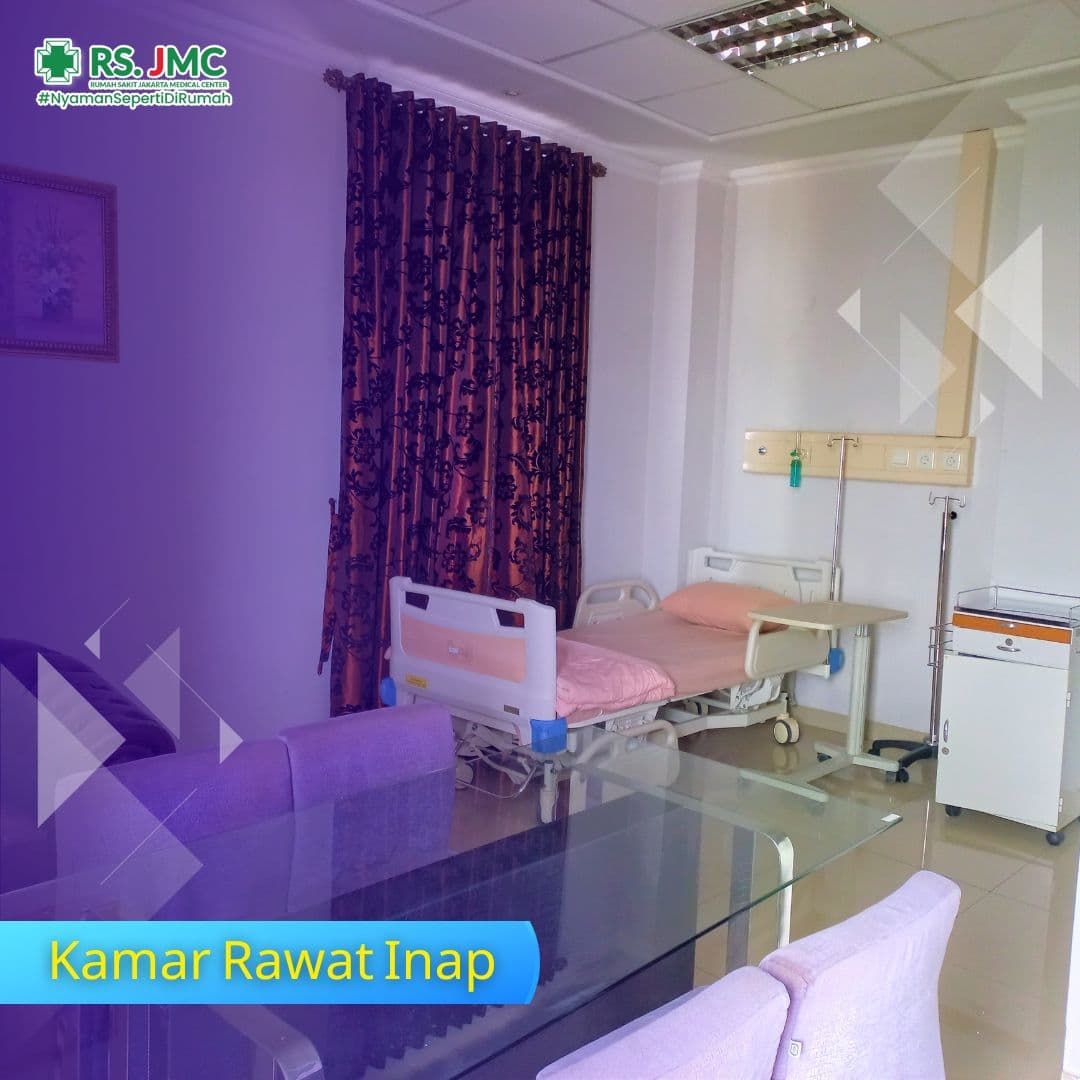 Kamar rawat inap RS Jakarta Medical Center.