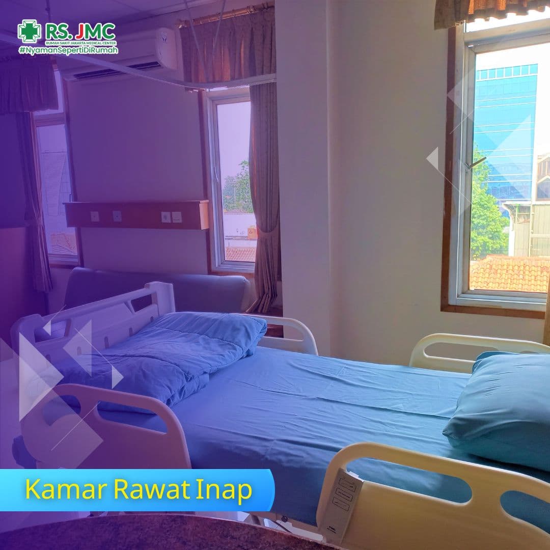 Kamar rawat inap RS Jakarta Medical Center.