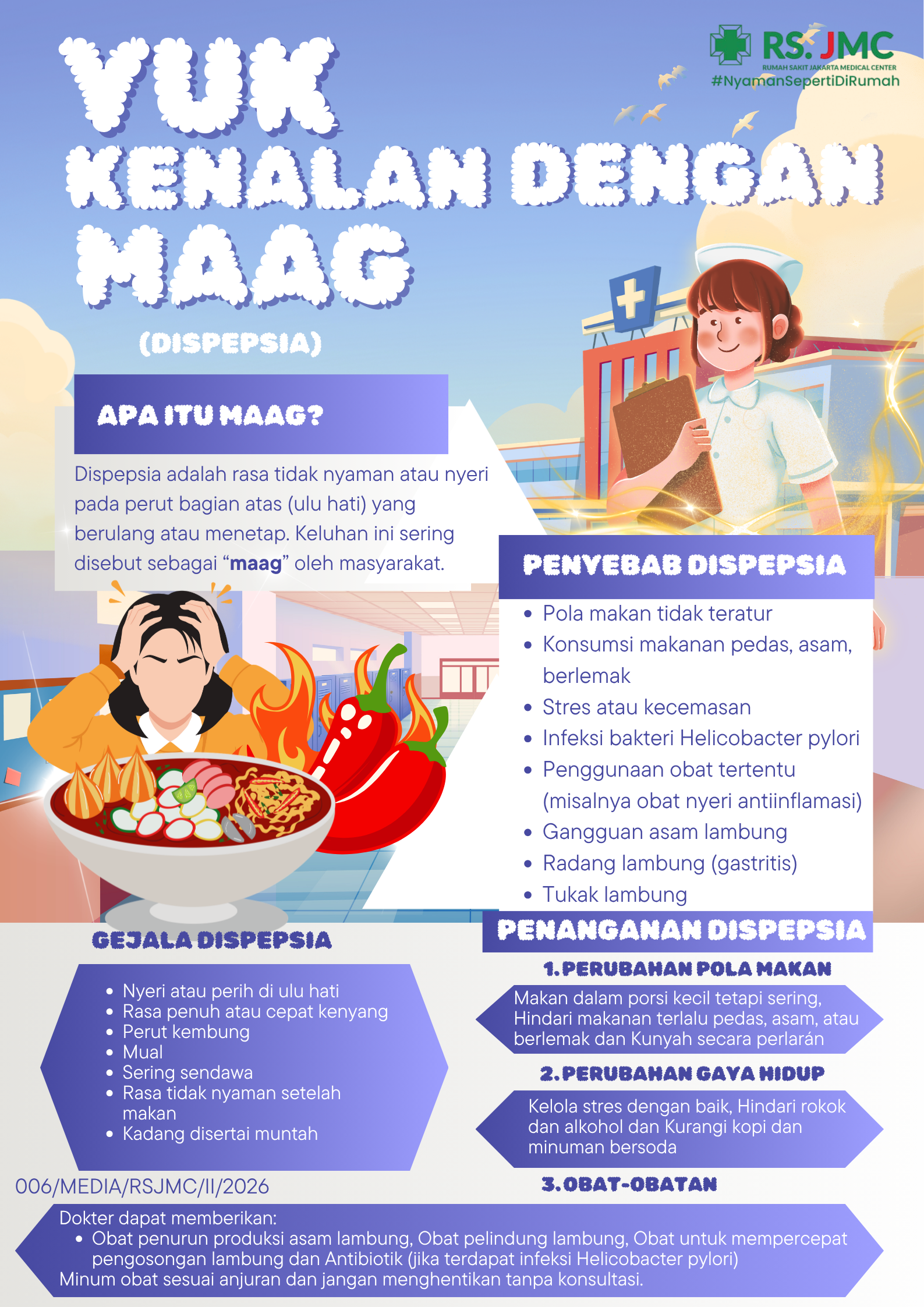 Poster Publik Menjaga Kesehatan Tubuh Ilustratif Ungu dan Putih Poster Publik Menjaga Kesehatan Tubuh Ilustratif Ungu dan Putih