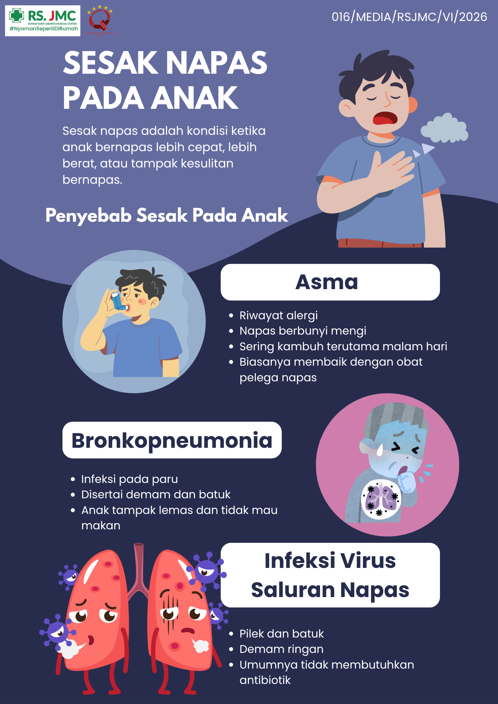 Poster sesak napas pada anak Poster sesak napas pada anak